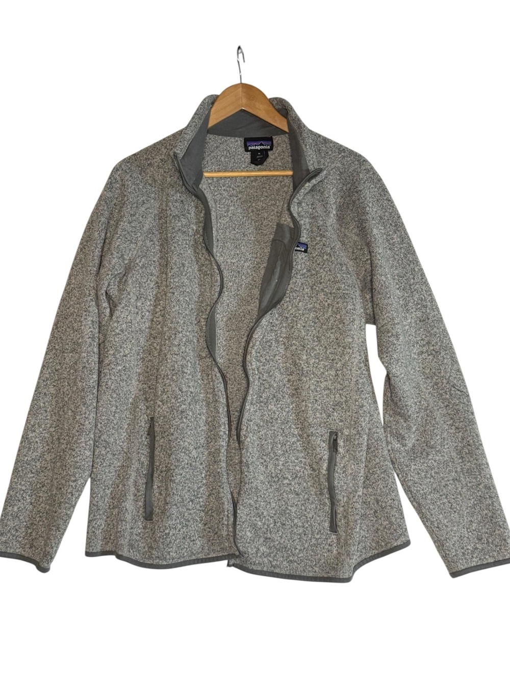 Patagonia Better Sweater Fleece Jacket Mens Heathered Gray 25527 XL